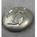 Пуговица Военного флота России, обр. 1917 г., диаметр 22 мм, Белого металла, с накладным якорем.